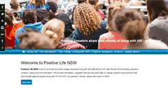Desktop Screenshot of positivelife.org.au
